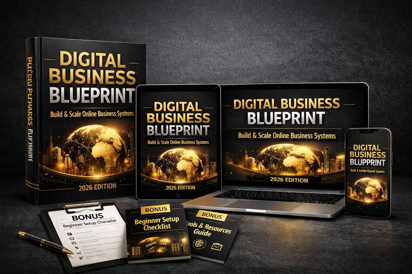 Digital Business Blueprint: A Step-by-Step Online Business Guide