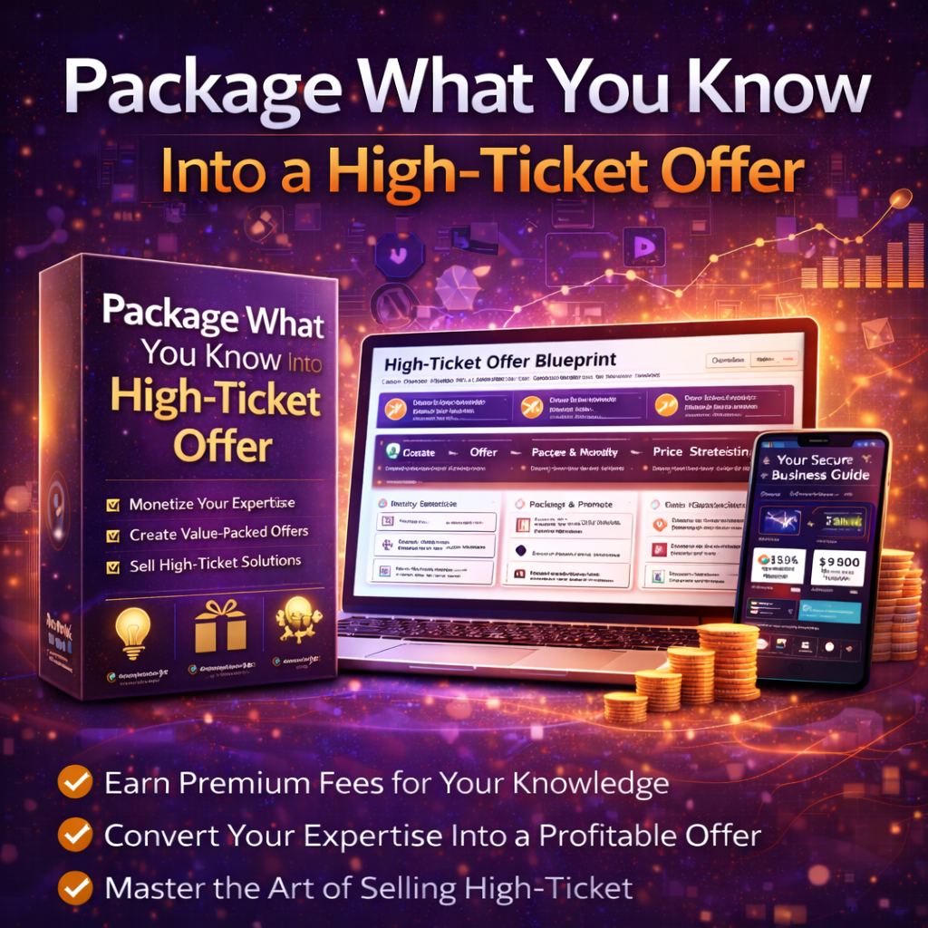 Package What You Know Into a High-Ticket Offer
